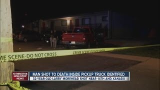 Coroner ID's shooting victim found in pickup