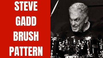 Drum Lessons: Steve Gadd Brush Pattern/Technique (Extended Version)