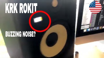 ✅  KRK Rokit Studio Monitor Buzzing Noise 🔴