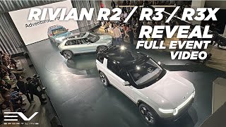 Rivian R2 R3 R3X Reveal with RJ Scaringe, Full Event Video @ Laguna Beach Rivian South Coast Theater