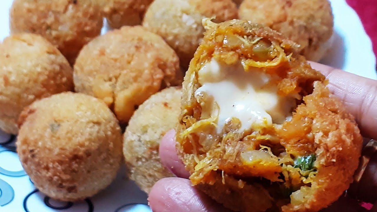 cheese balls crispy vegetable cheese ball recipe easy snacks easy