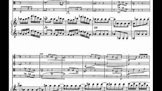 Hamelin plays Dvorak - Piano Quintet No. 2 (4th mvt, with Leipzig Quartet) Audio + Sheet music