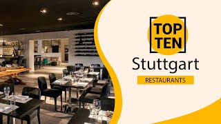 Top 10 Best Restaurants To Visit In Stuttgart  Germany  English