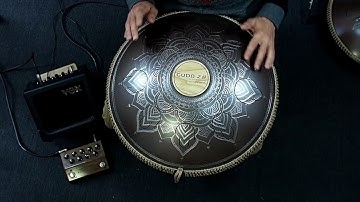 GUDA DRUM 2.0 FX. Hijaz Scale. Ice Flower Design