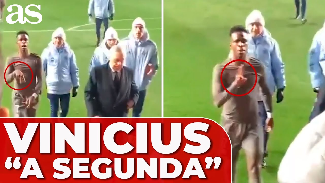 El GESTO de VINICIUS de "A SEGUNDA" a los aficionados del RAYO ...