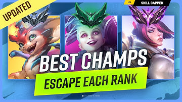 The 5 BEST Champions To Climb In EVERY Elo - League of Legends