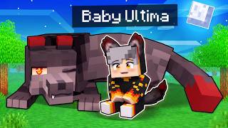 Having a BABY WEREWOLF in Minecraft..!!