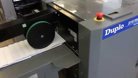 Duplo used booklet maker System 5000 - LA-POSTPRESS - #21574