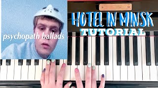 Vignette de la vidéo "Hotel in Minsk- Jonatan Leandoer96 PIANO Tutorial"