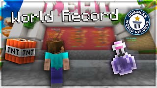 Breaking a Bedwars World Record