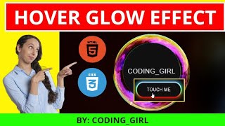 Hover Glow Effect Using Html,Cssweb Development Tutorial