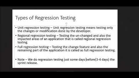 Regression Testing