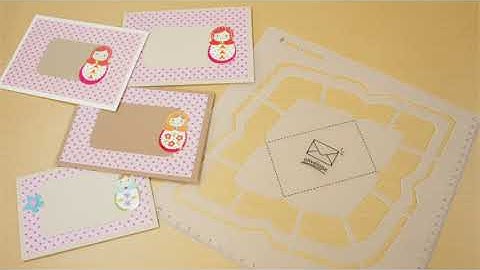 封筒テンプレートの使い方  好みの紙柄で作れる、オリジナル封筒作り