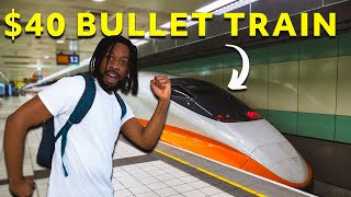 Taiwan's BULLET TRAIN Is INCREDIBLE! 🇹🇼 (Taipei to Kaohsiung)