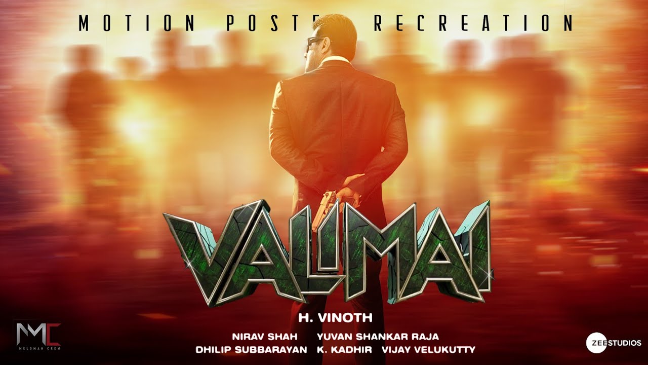 Valimai Motion Poster | Recreation | Ajith Kumar | Thala | H Vinoth | Meloman Crew | Kiran Suresh