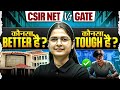 CSIR NET vs GATE 2026 🔥 | Which Exam Is Better &amp; Tougher? | Career, Difficulty &amp; Scope Explained!