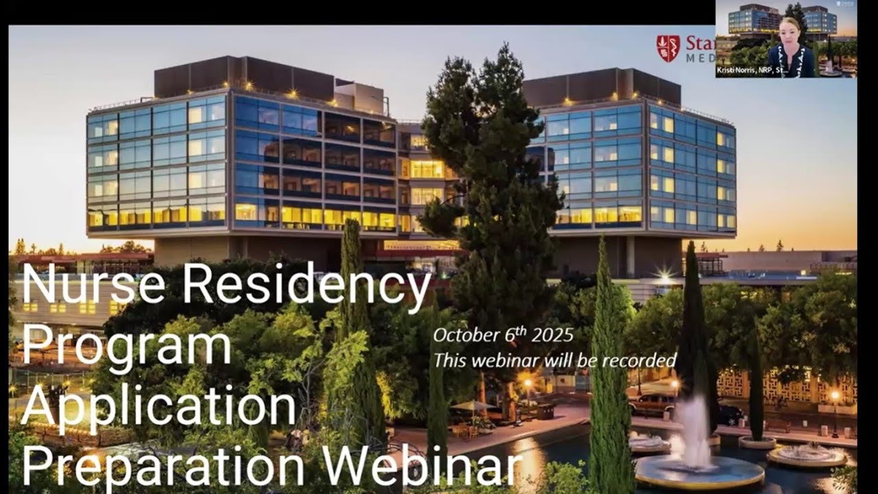 Nurse Residency Spring 2026 Application Webinar