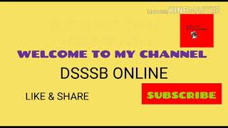 DSSSB PGT EXAM AND ADMIT CARD.HOW TO DOWNLOAD