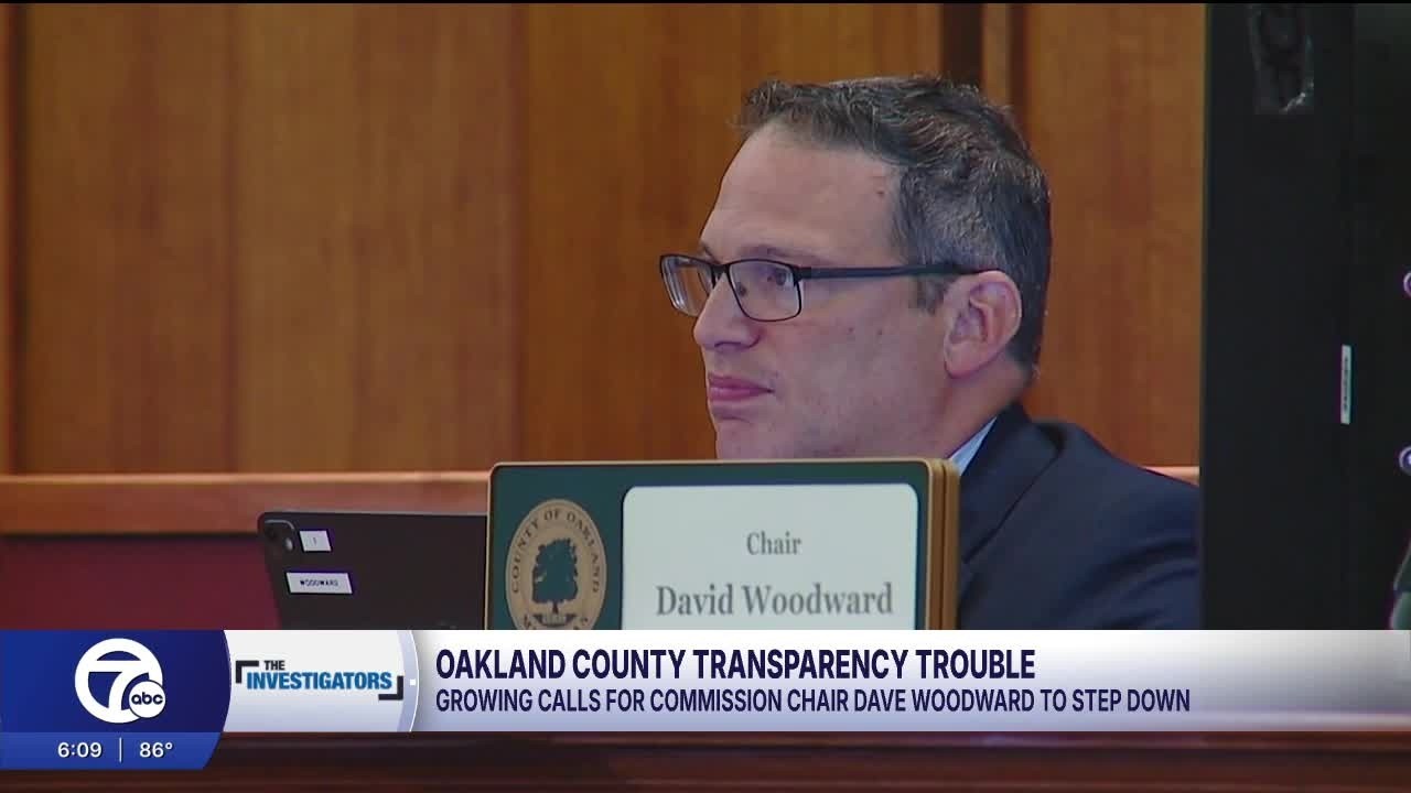 Oakland County leader again evades WXYZ as taxpayers raise their own questions