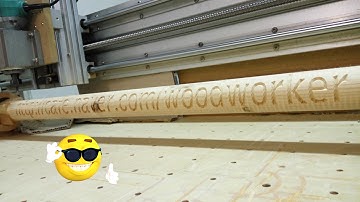 very easy CNC(Crazy Numerical Control) build part12-2 woodturning lathe carving