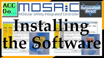 MOSAIC Safety Controller Installing the Software MSD