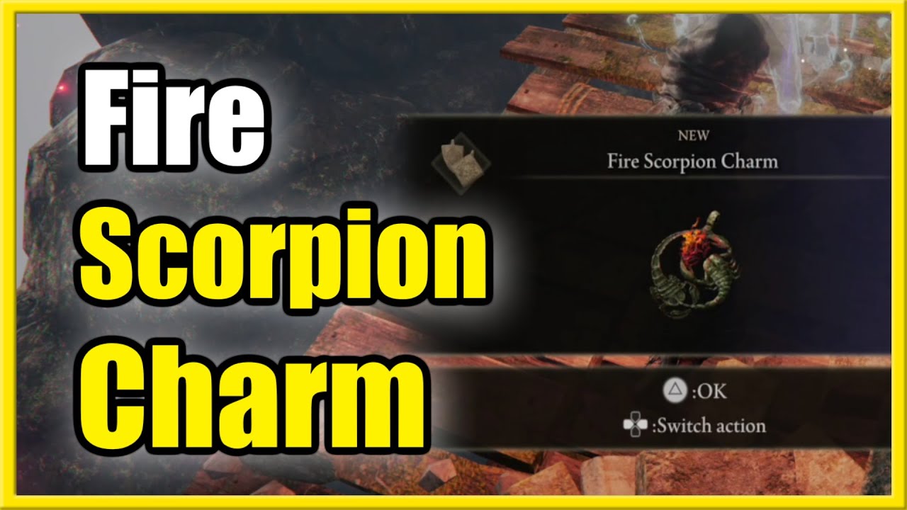 How to Get the Fire Scorpion Charm Talisman to Raise Fire Attack (Elden