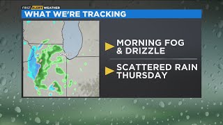 Chicago First Alert Weather: Morning fog and drizzle Thursday