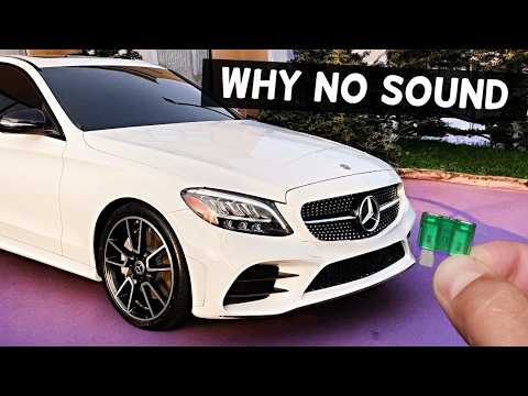WHY NO SOUND FROM RADIO SPEAKERS MERCEDES W205 C300 C400 C450 C43 C63 C250 C200 C180 C160 C180d C200