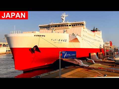 I Spent a Night on Japan's NEW Overnight Ferry from Kobe to Miyazaki!