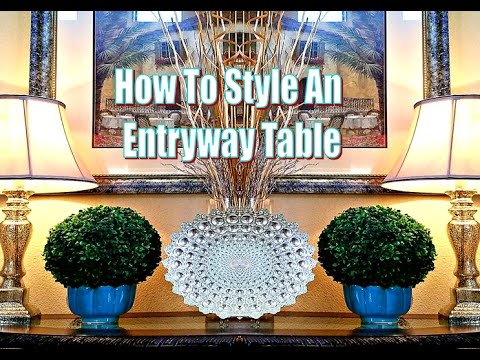 How To Decorate An Entryway Table Decor Ideas For Entryway Table