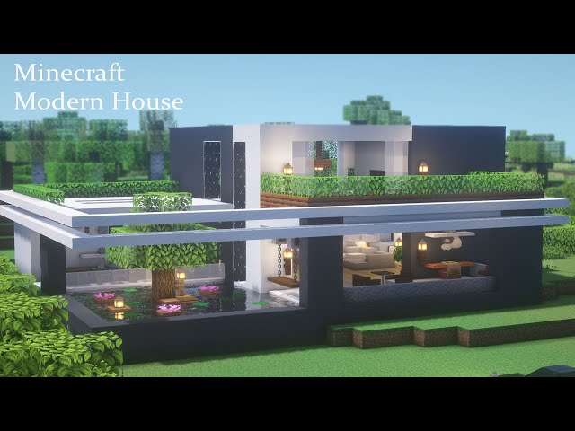 Minecraft Tutorial : CASA MODERNA #566 [ Modern House ] 