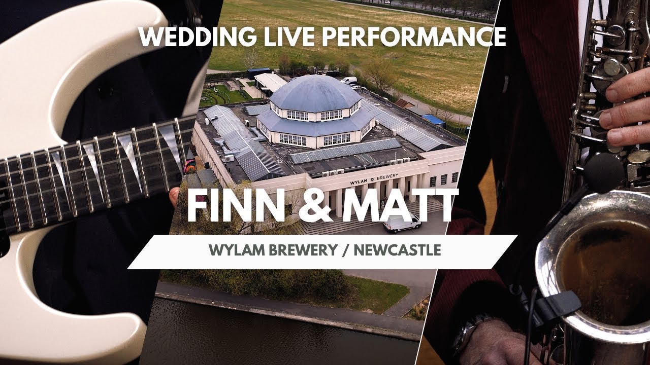 Incredible Guitar & Sax Duo at Jennifer & Joseph’s Wedding 🎸🎷 | Wylam Brewery, Newcastle | 4K