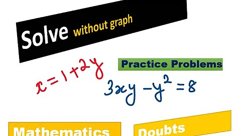 Finding The Point of Intersection of Two Linear Equations Without Graphing