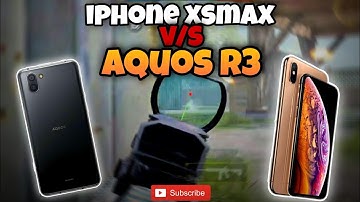IPHONE XSMAX vs SHARP AQUOS R3 PUBG Test in 2023 🔥 HDR+EXTREME 60fps PUBG MOBILE