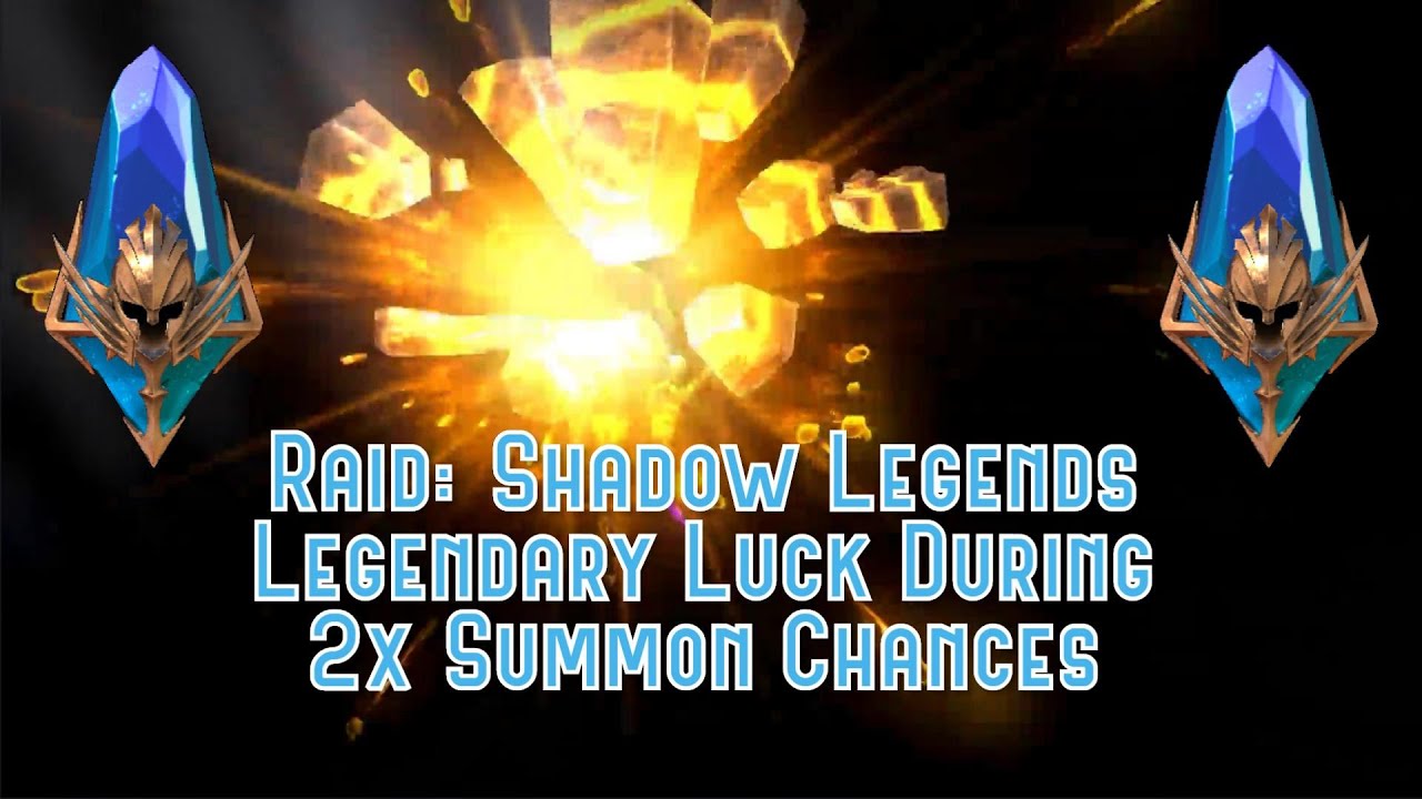 Raid Shadow Legends Legendary Luck During 2x Summon Chances Youtube
