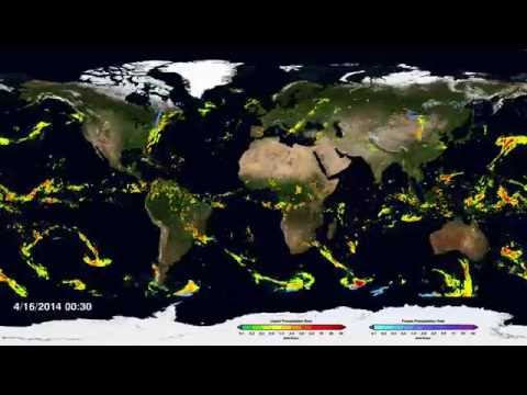 NASA | First Global Rainfall and Snowfall Map from New Mission