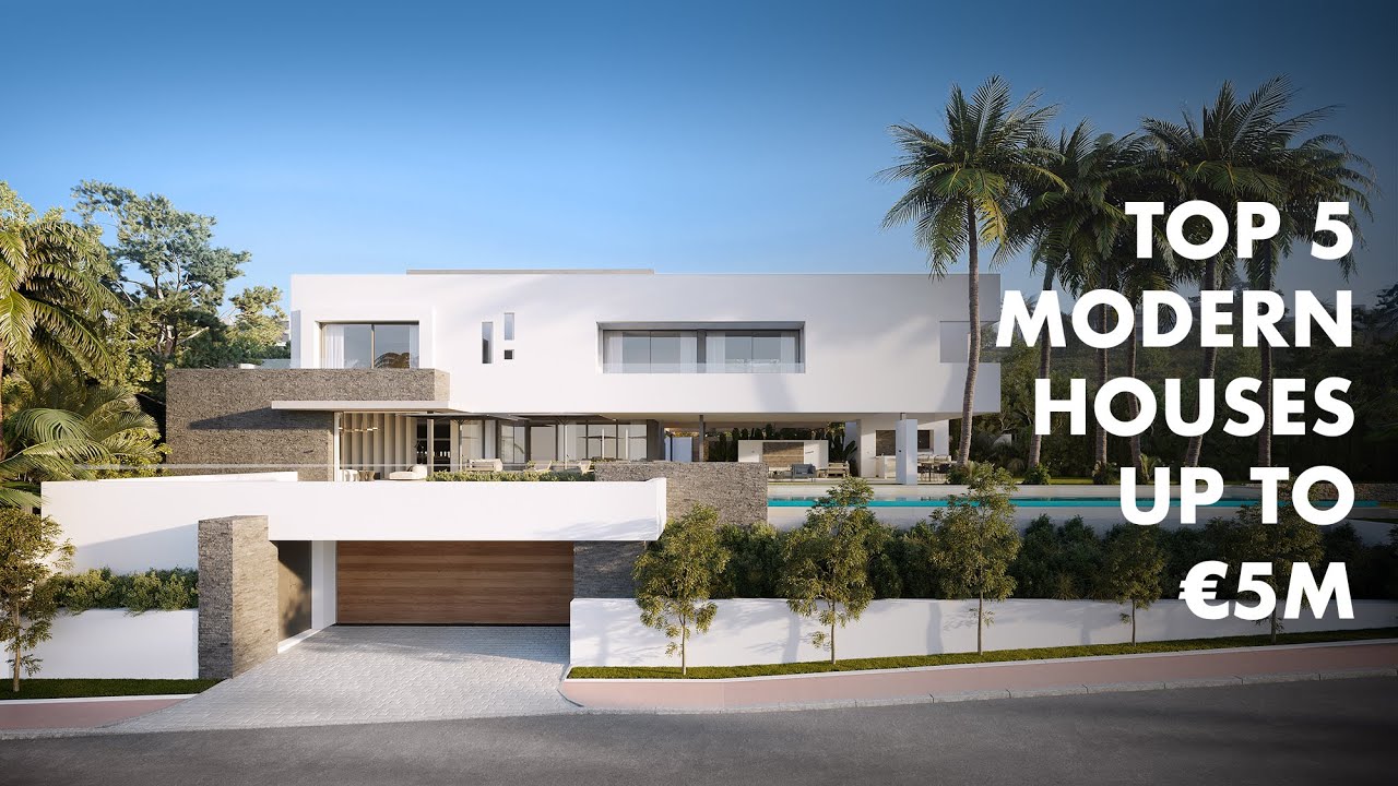 Top 5 New Modern Houses up to €5M in Marbella - 2021| Drumelia Real Estate