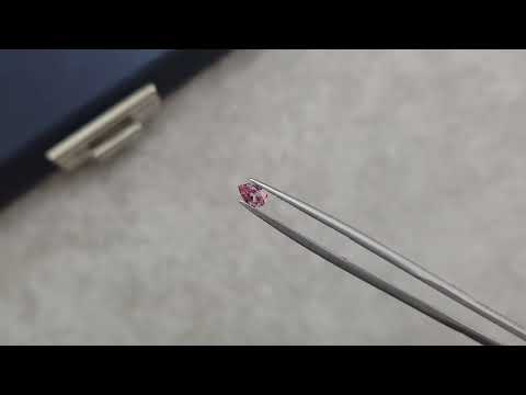 Pamir pink spinel in pear cut 0.33 ct Video  № 1