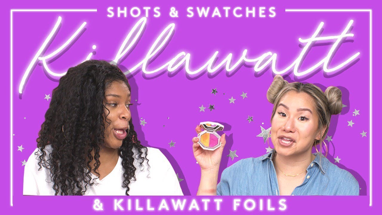 SHOTS & SWATCHES: KILLAWATT + KILLAWATT FOILS | FENTY BEAUTY