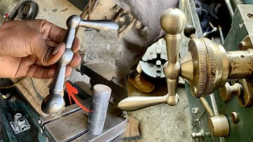 A Mechanic New Lathe Machined Ball Handle Made With Amazing Action.
