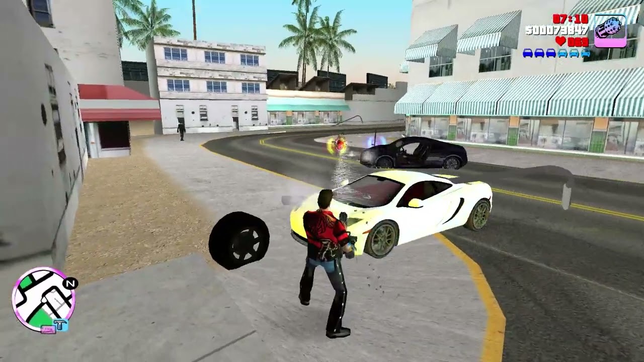 GTA Vice City 5 Stars Shootout | Gta VC 6 Star Police Attack | #46 | By Hum Pak Gamerz