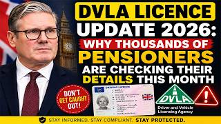 DVLA Licence Update 2026 Thousands of Pensioners Urged to Check Their Details Immediately