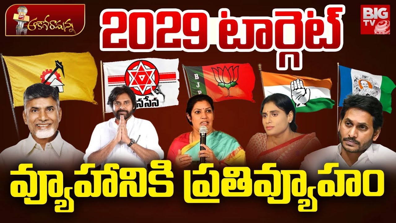 2029 టార్గెట్‌ వ్యూహానికి ప్రతివ్యూహం | Target 2029 | AP Politics | YCP vsTDP | BIG TV