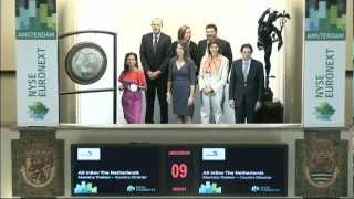 Amsterdam Opening Bell 09 August 2012 - AB inBev The Netherlands