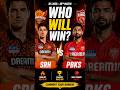 🔥 SRH vs PBKS 🏏 | Who Will Win Today? 😱