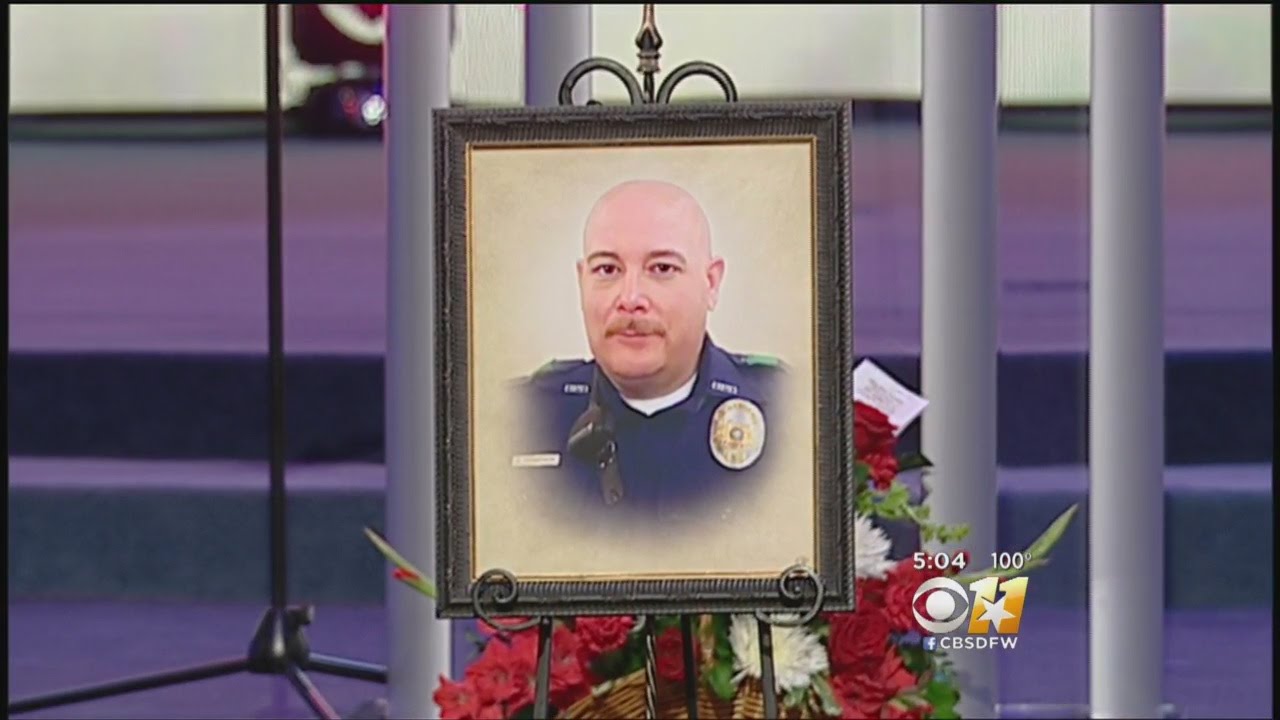 Funeral For DART Officer Brent Thompson