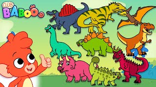 ABC Dinosaurs with Club Baboo! | Dinosaur Babies and more dino videos!