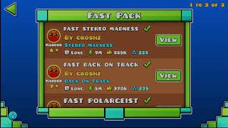 Completed Fast Pack in Geometry Dash