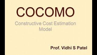 4th CE/IT | FSD | Unit - 4 | COCOMO MODEL
