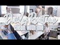 DAILY ROUTINE CLEAN WITH ME // CLEANING MOTIVATION // Katie Sarah